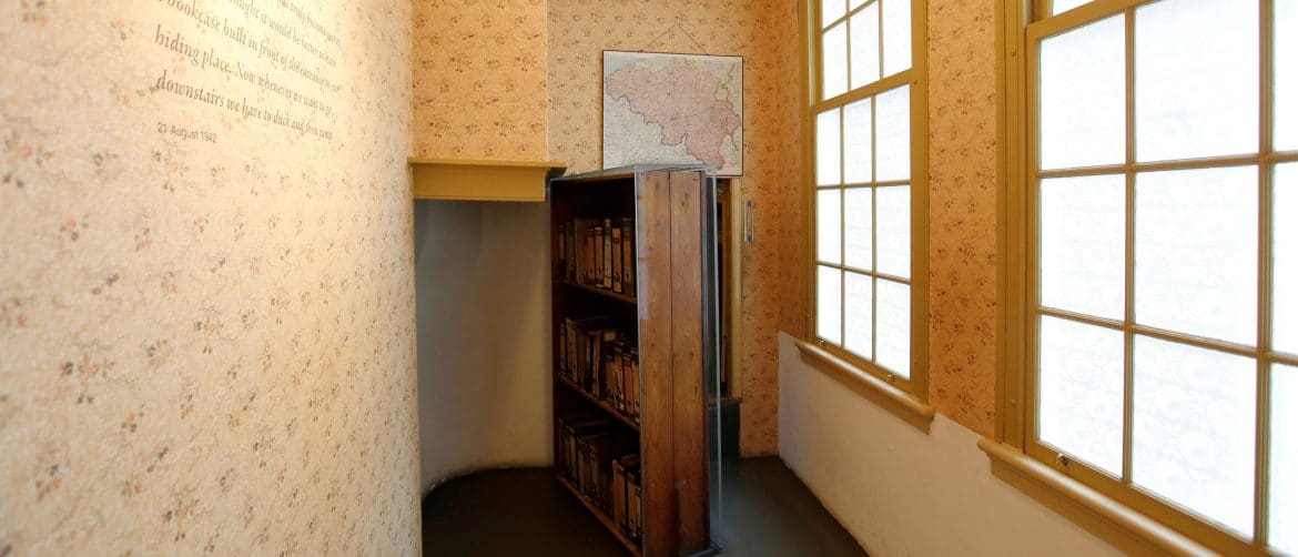 Interior da casa de Anne Frank