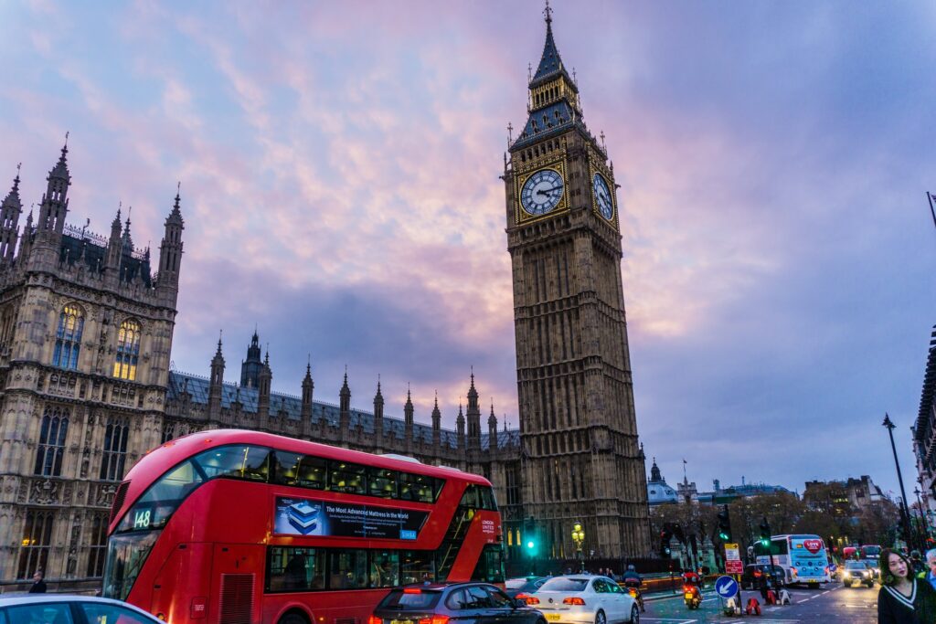 Centro de Londres na Inglaterra